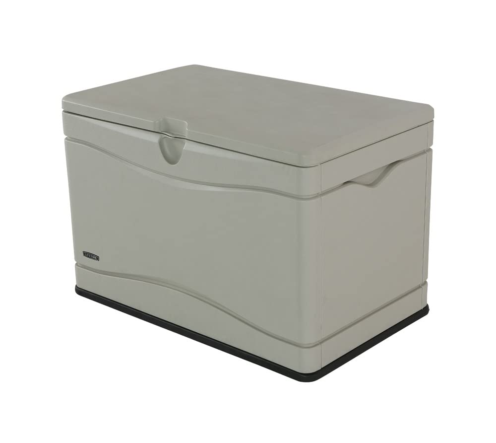 LIFETIME 60012 Extra Large Deck Box, 130 Gallon, Desert Sand/Brown