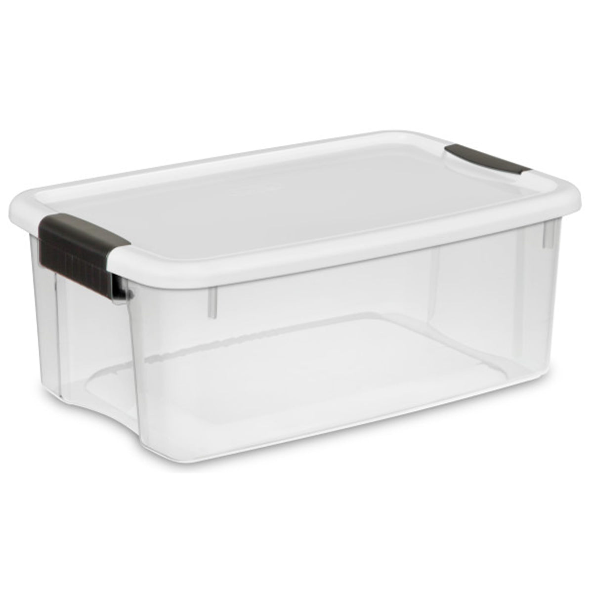Sterilite Ultra Latch Box with Lids for Home and Office, 18 Quart, 6-Pack