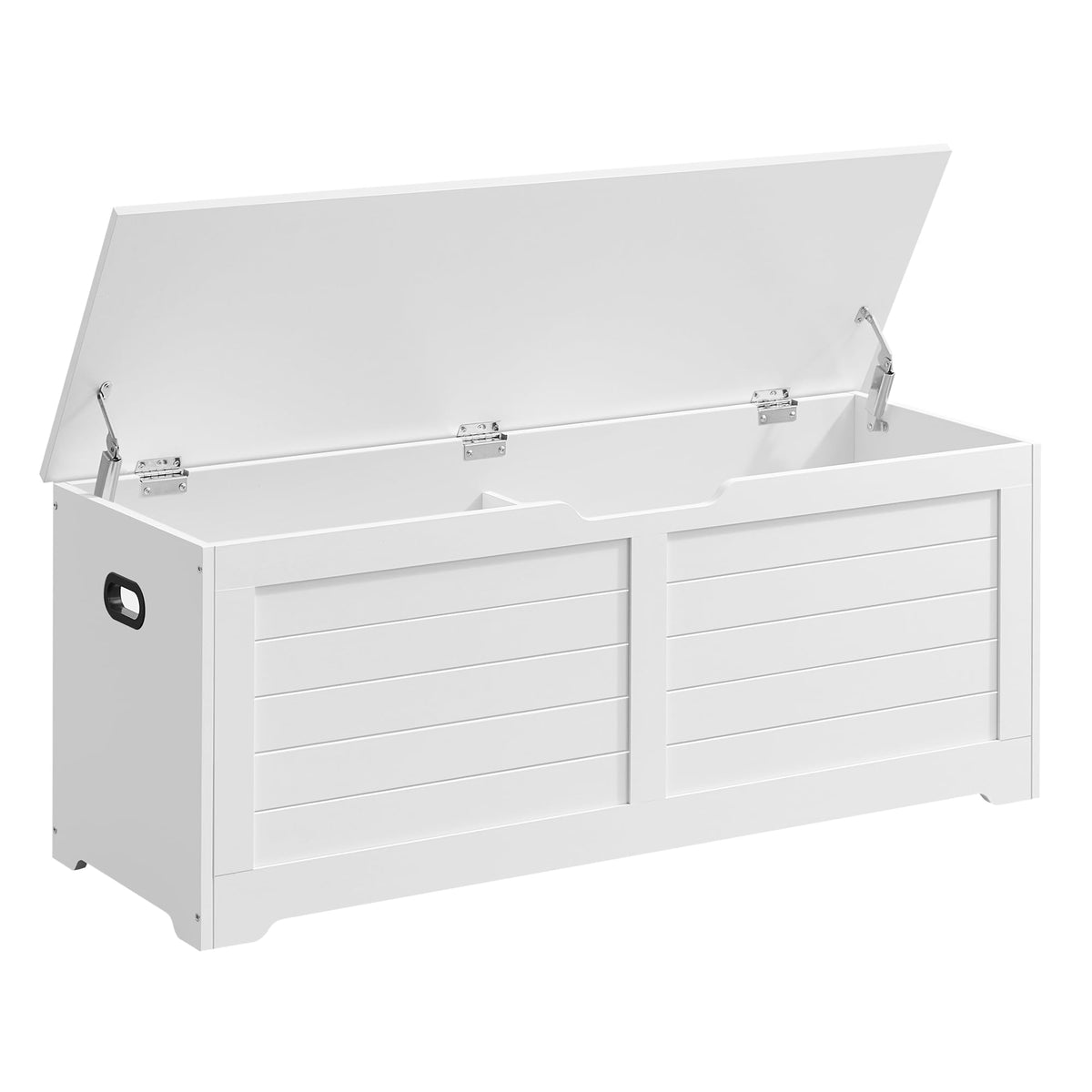 VASAGLE Storage Chest, 39.4 Inches Width Bench with 2 Safety Hinges