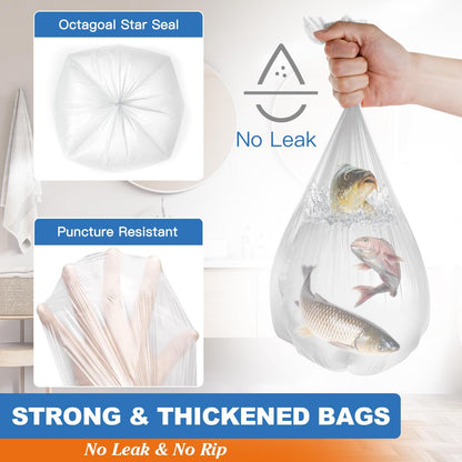 Small Trash Bags 4 Gallon 105 Count Small Garbage Bags for Bedroom