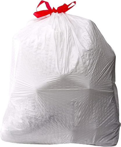 Amazon Basics Flextra Strength Tall Kitchen Drawstring Trash Bags, Fresh Scent, Tear Resistant, 13 Gallon, 120 Count