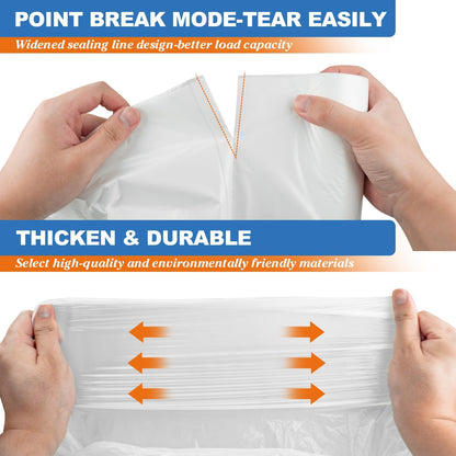 Small Trash Bags 4 Gallon 105 Count Small Garbage Bags for Bedroom