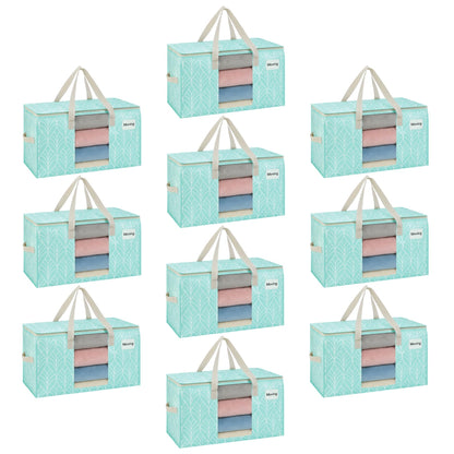 VENO Moving Bags, Storage Bags, Wide Open Top, Clear, 4 Pack