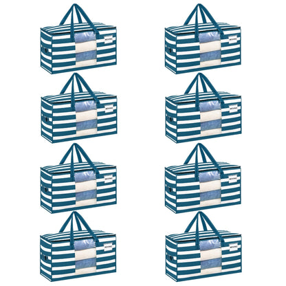VENO Moving Bags, Storage Bags, Wide Open Top, Clear, 4 Pack