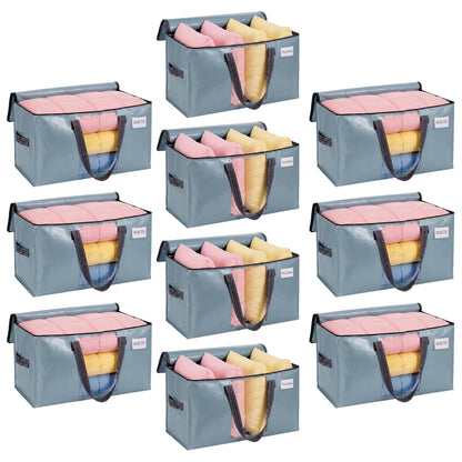 VENO Moving Bags, Storage Bags, Wide Open Top, Clear, 4 Pack