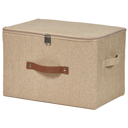 Storage Bins with Zipper Lids Decorative Lidded Baskets Boxes