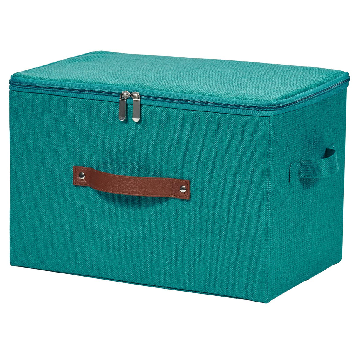 Storage Bins with Zipper Lids Decorative Lidded Baskets Boxes