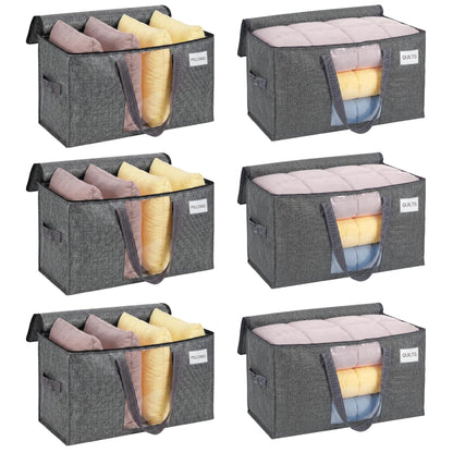 VENO Moving Bags, Storage Bags, Wide Open Top, Clear, 4 Pack