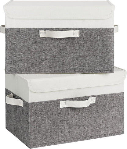 GRANNY SAYS Memory Keepsake Storage Box, Fabric Storage Bins with Lids