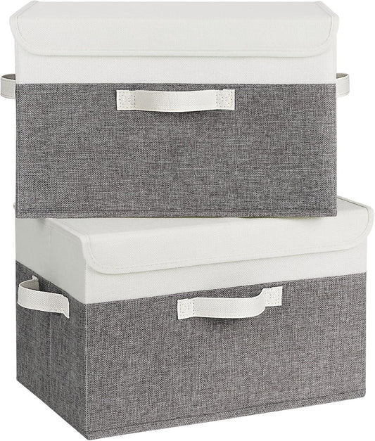 GRANNY SAYS Memory Keepsake Storage Box, Fabric Storage Bins with Lids