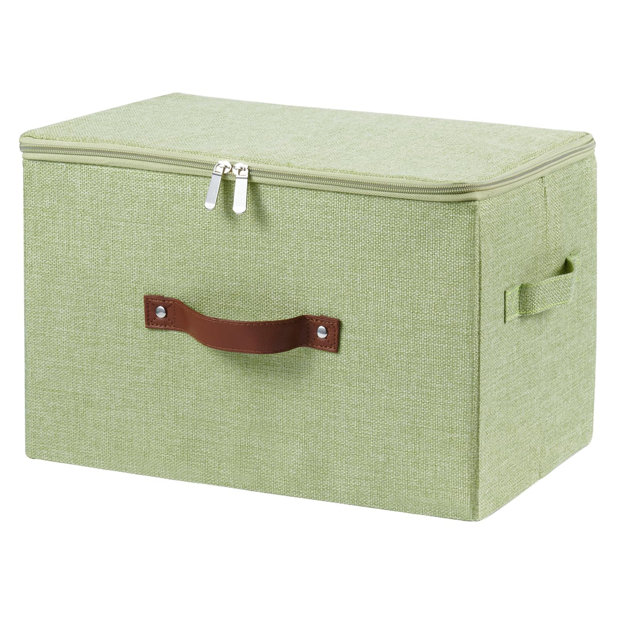 Storage Bins with Zipper Lids Decorative Lidded Baskets Boxes
