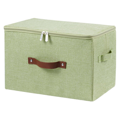 Storage Bins with Zipper Lids Decorative Lidded Baskets Boxes