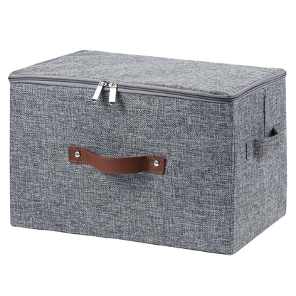Storage Bins with Zipper Lids Decorative Lidded Baskets Boxes