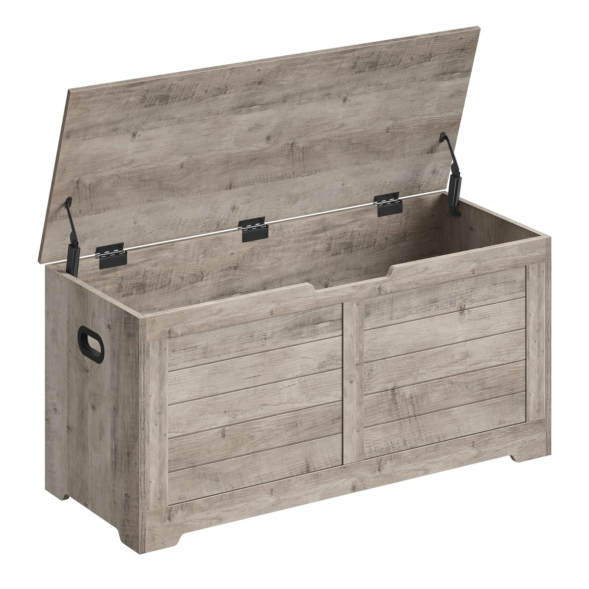 VASAGLE Storage Chest, 39.4 Inches Width Bench with 2 Safety Hinges