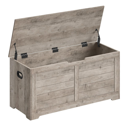 VASAGLE Storage Chest, 39.4 Inches Width Bench with 2 Safety Hinges