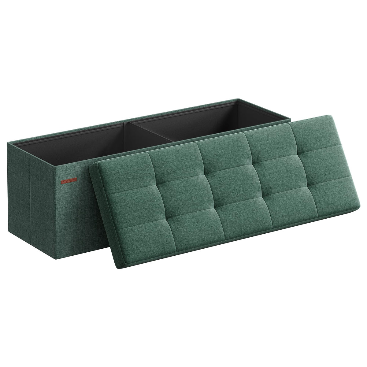 SONGMICS 30 Inches Folding Storage Ottoman Bench, Load 660 lb