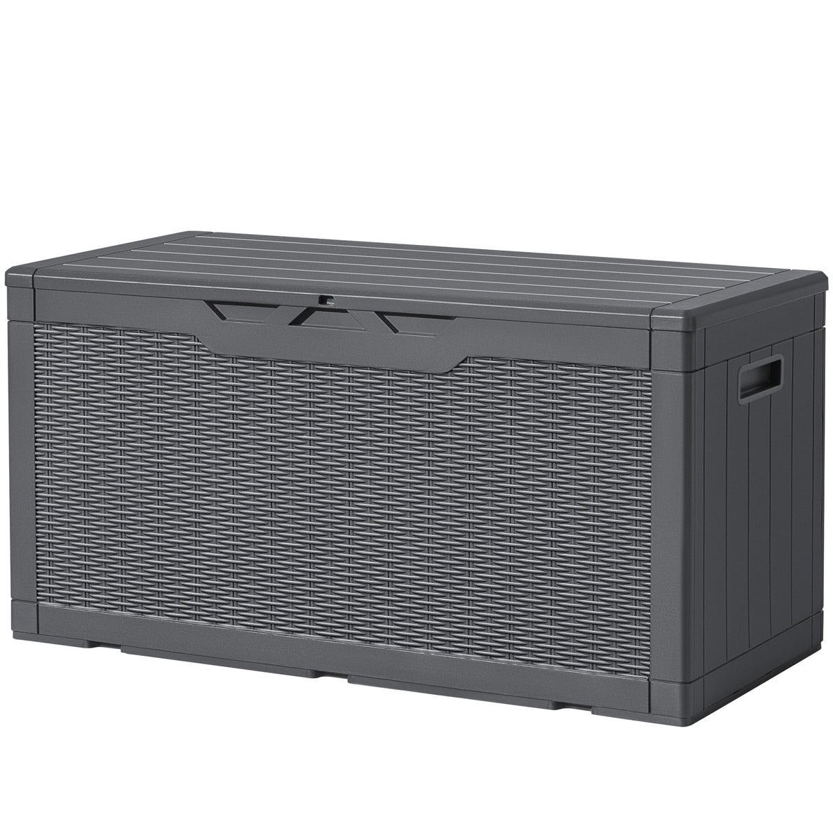 Devoko 78 Gallon Deck Box, Waterproof Resin Outdoor Storage Box