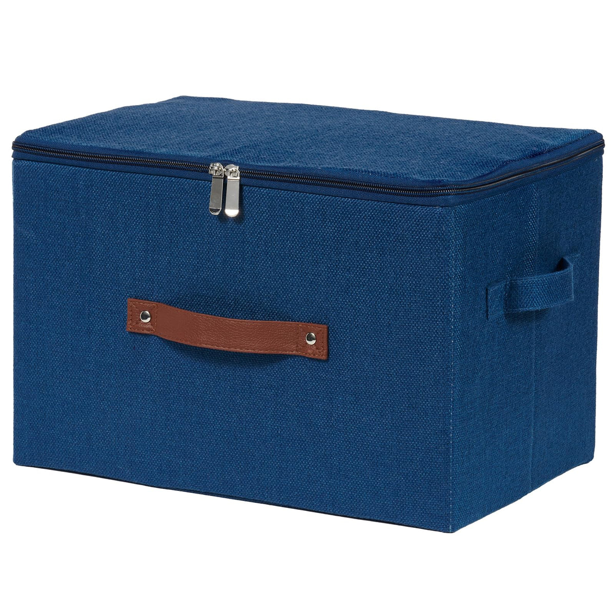 Storage Bins with Zipper Lids Decorative Lidded Baskets Boxes
