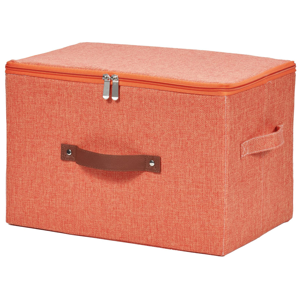 Storage Bins with Zipper Lids Decorative Lidded Baskets Boxes