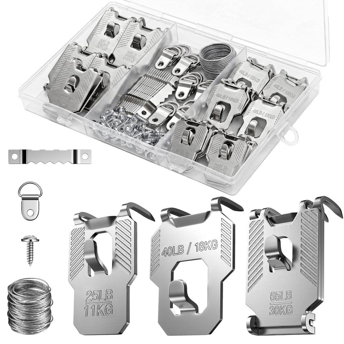 20Pcs Claw Drywall Picture Hanger Heavy Duty Hanging Wall Hooks