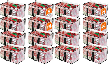 BlissTotes Moving Bags, 93L 8-Pack Storage Bags, Moving Boxes