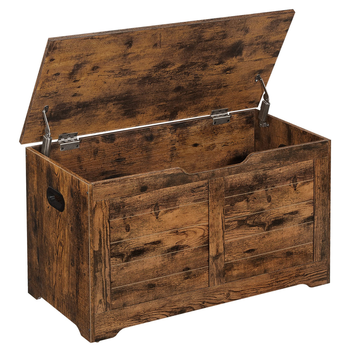 VASAGLE Storage Chest, 39.4 Inches Width Bench with 2 Safety Hinges