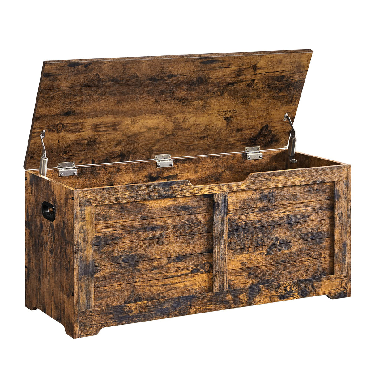 VASAGLE Storage Chest, 39.4 Inches Width Bench with 2 Safety Hinges
