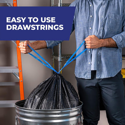 Hefty Ultra Strong 30 Gal Large Trash Bags, Fabuloso Watermelon, 50ct